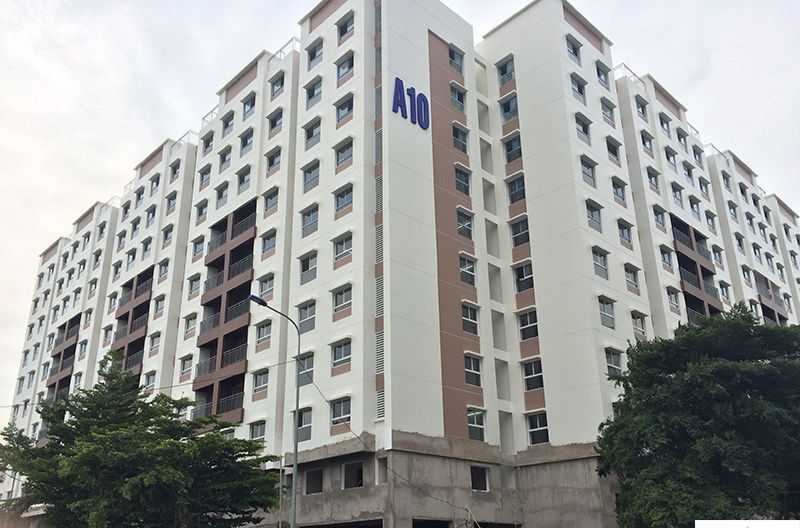 Block A10 cũng đang được hoàn thiện