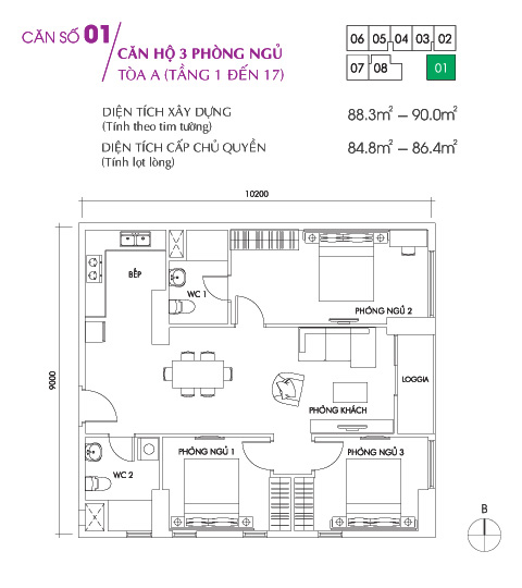 Thiết kế căn hộ 01