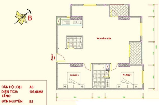 Thiết kế căn hộ A3