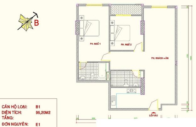 Thiết kế căn hộ B1