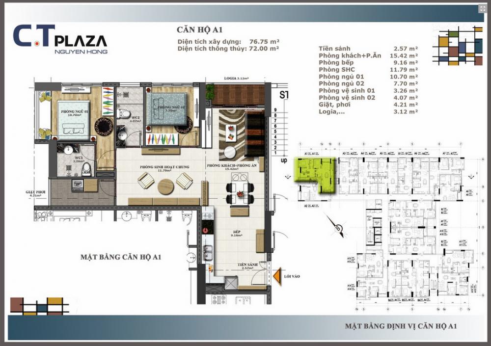 Thiết kế căn hộ A1