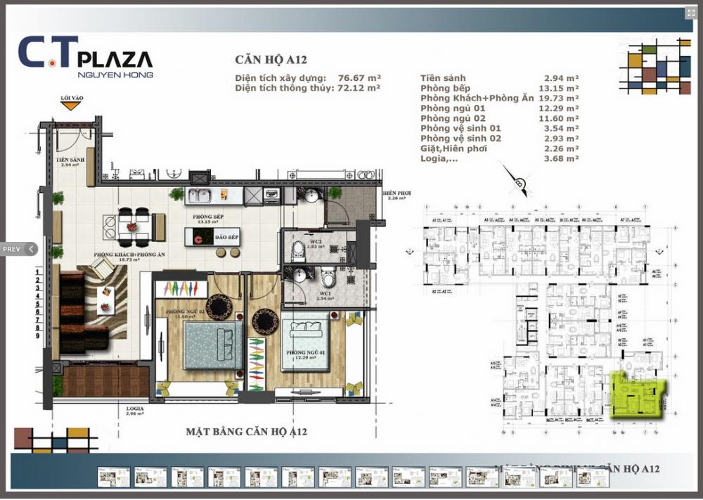 Thiết kế căn hộ A12