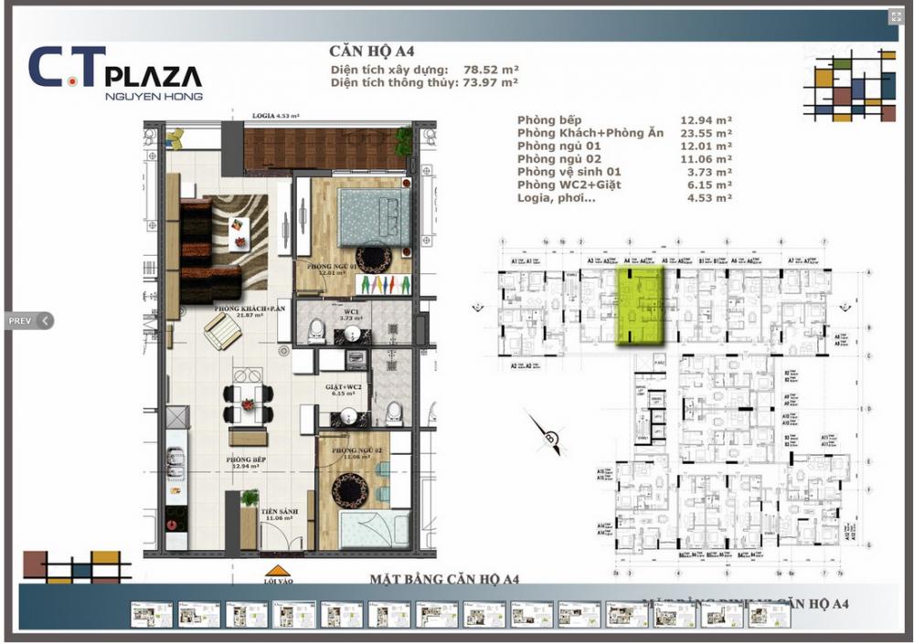 Thiết kế căn hộ A4