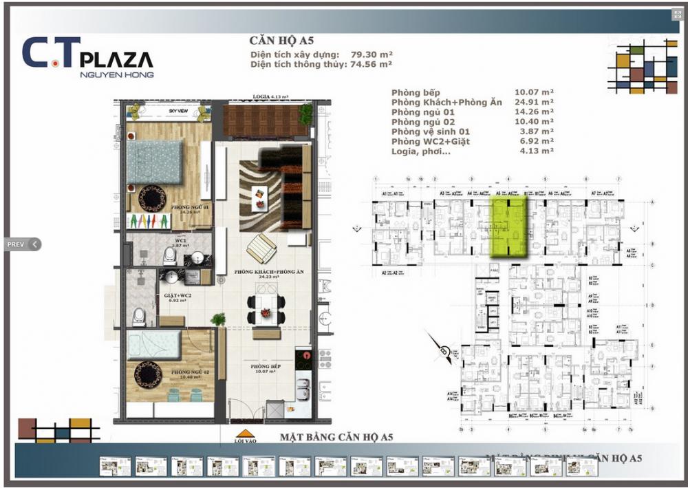 Thiết kế căn hộ A5