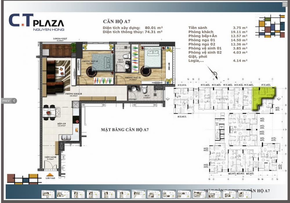 Thiết kế căn hộ A7