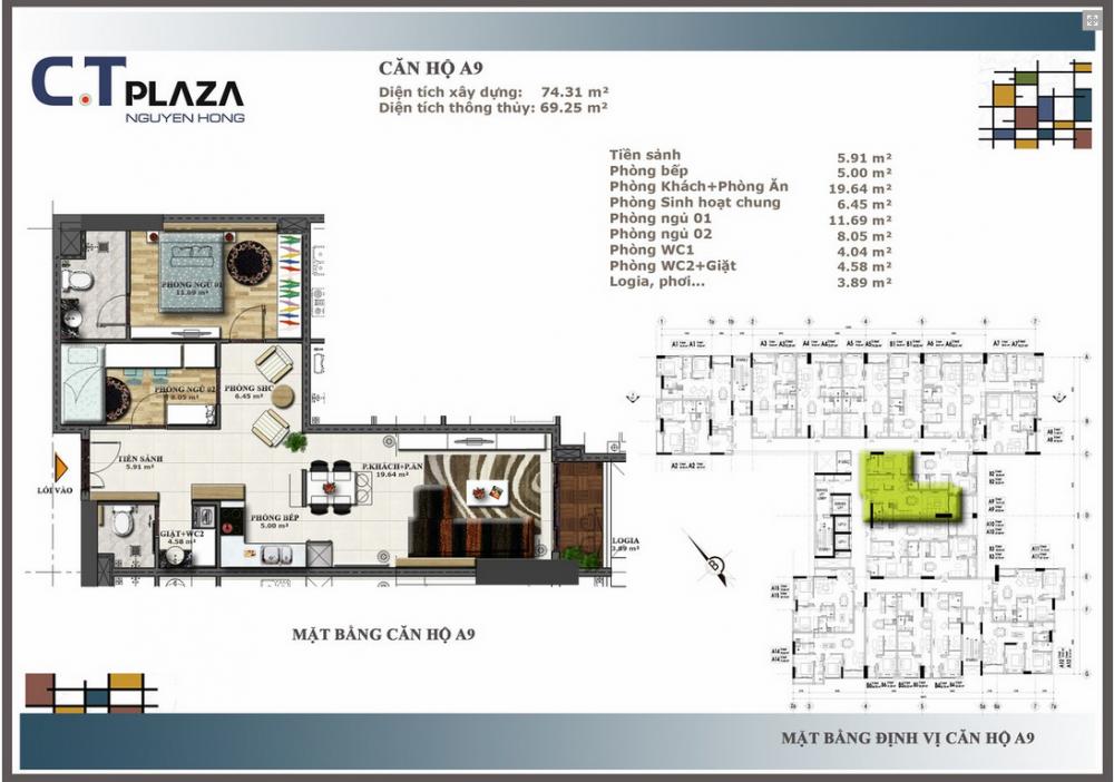 Thiết kế căn hộ A9