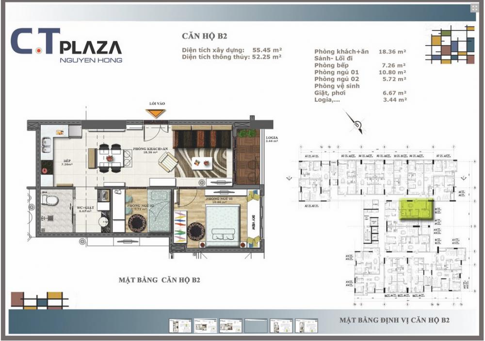 Thiết kế căn hộ B2