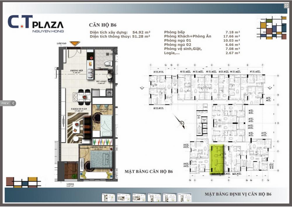 Thiết kế căn hộ B6