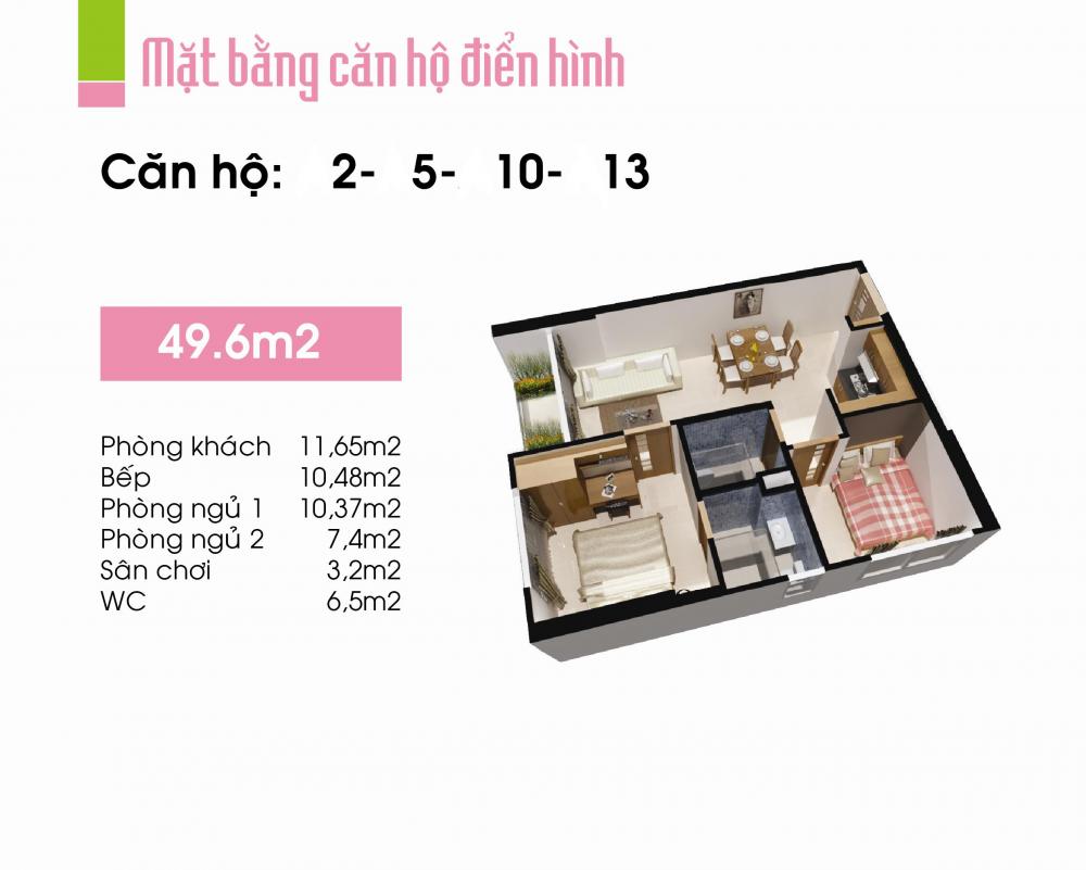 Thiết kế căn hộ 2-5-10-13