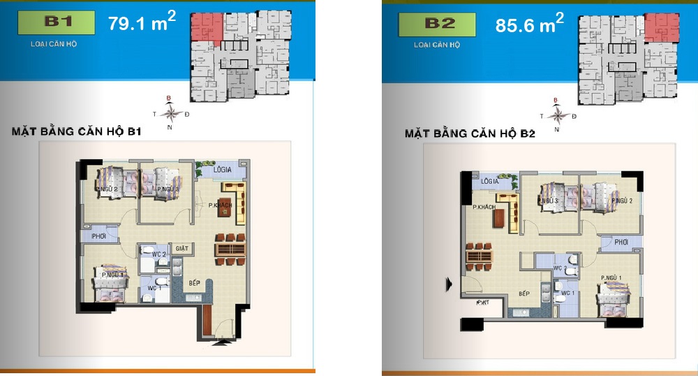 Thiết kế căn hộ B2