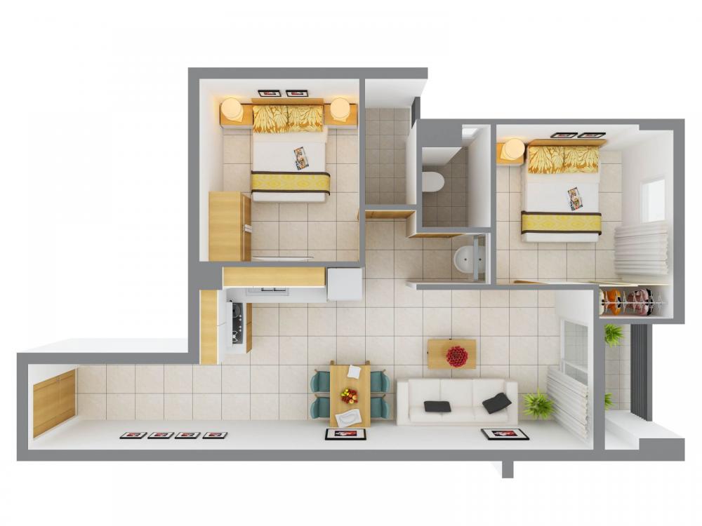 Thiết kế căn hộ C