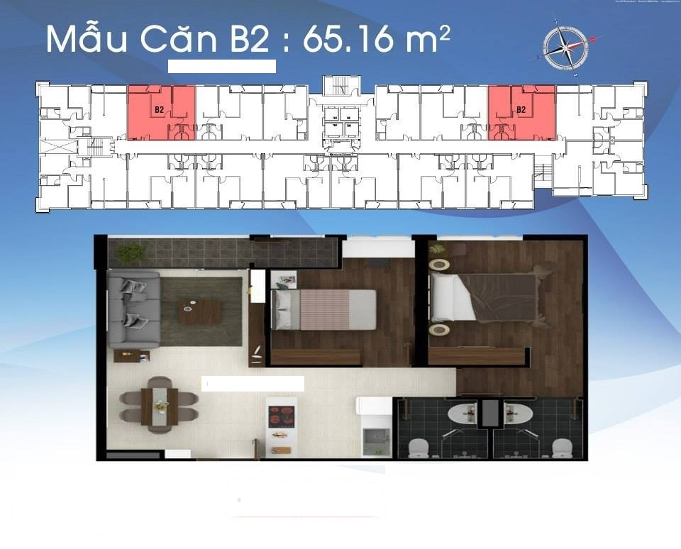 Thiết kế căn hộ B2