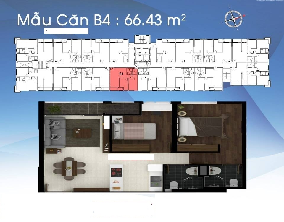 Thiết kế căn hộ B4