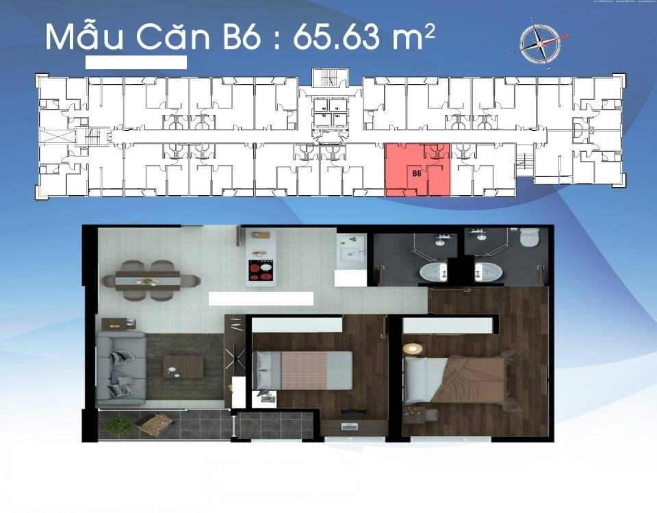 Thiết kế căn hộ B6