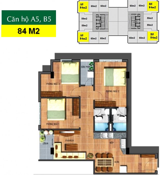 Thiết kế căn hộ A5