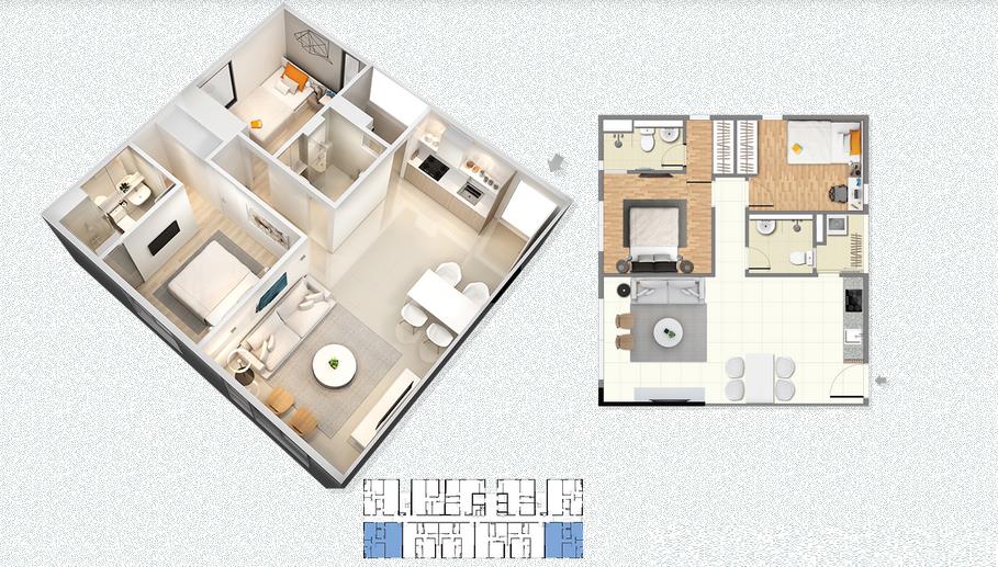 Thiết kế căn hộ A