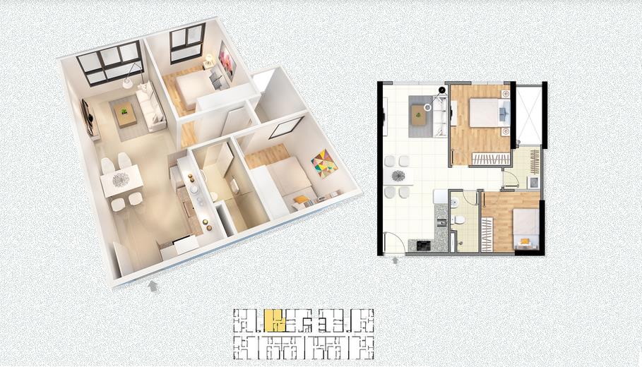 Thiết kế căn hộ C1