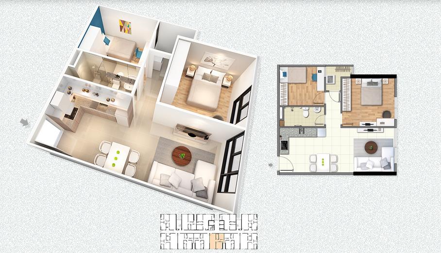 Thiết kế căn hộ C3