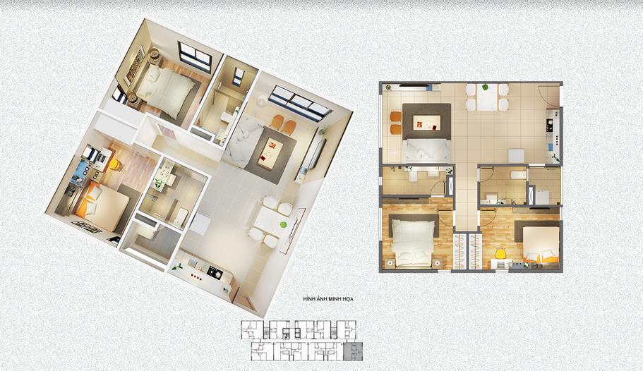 Thiết kế căn hộ A3