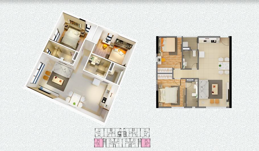 Thiết kế căn hộ A4