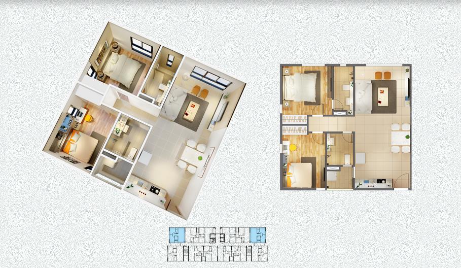 Thiết kế căn hộ A3