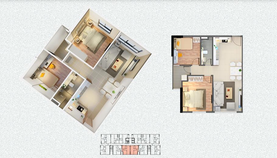 Thiết kế căn hộ C1