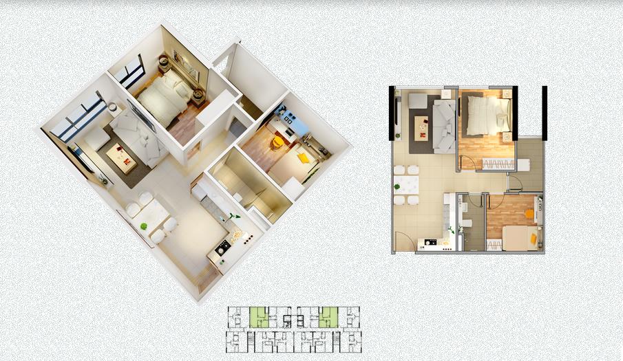 Thiết kế căn hộ C2