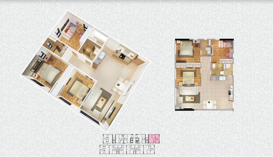 Thiết kế căn hộ A2