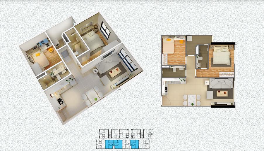 Thiết kế căn hộ B