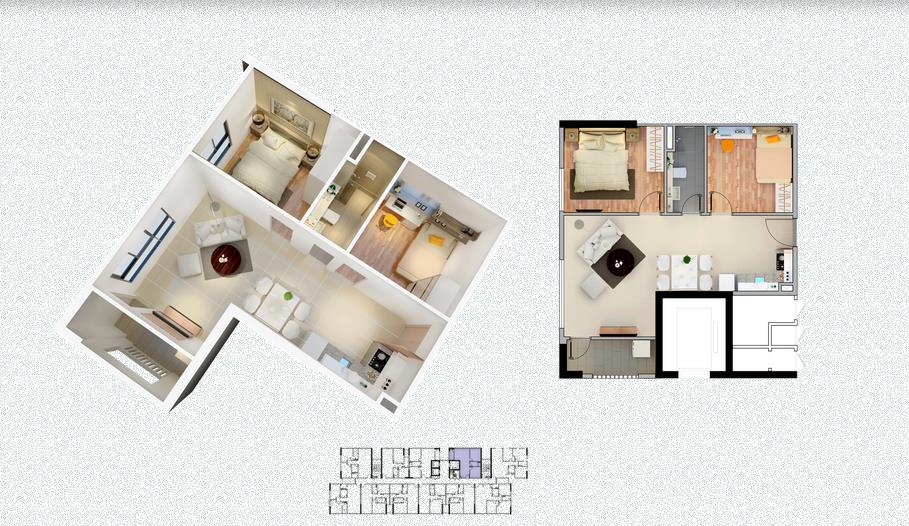 Thiết kế căn hộ C3