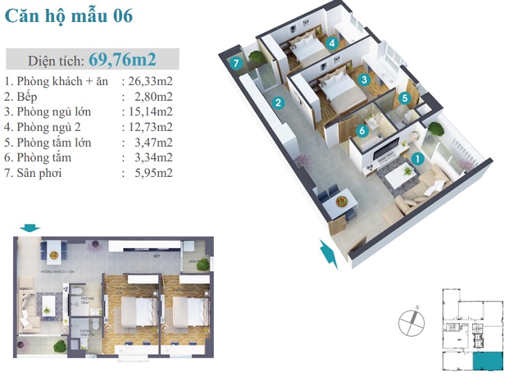 Thiết kế căn hộ 06