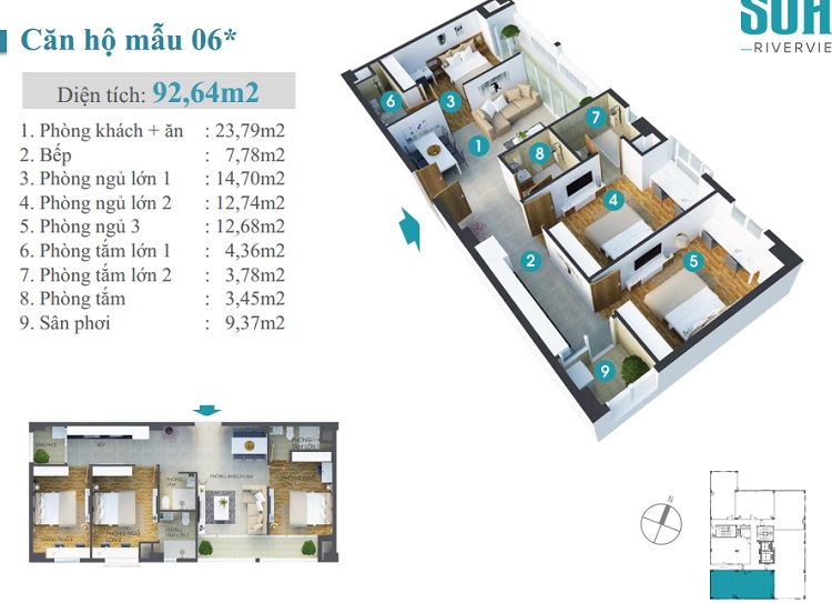 Thiết kế căn hộ 06*