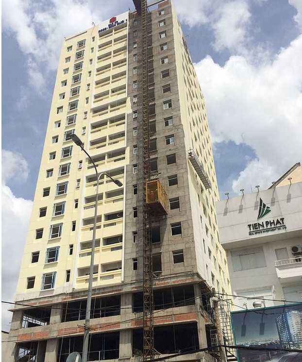 Dự án đang hoàn thiện phần thô