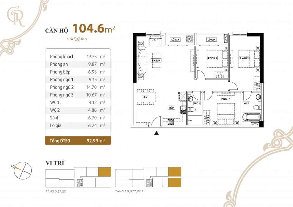 Thiết kế căn hộ 104.6m2