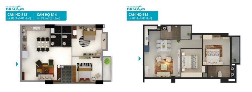 Thiết kế căn hộ B14