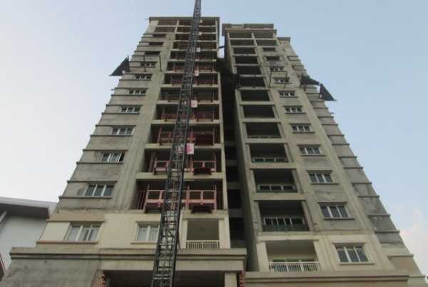 Dự án đã xây xong phần thô