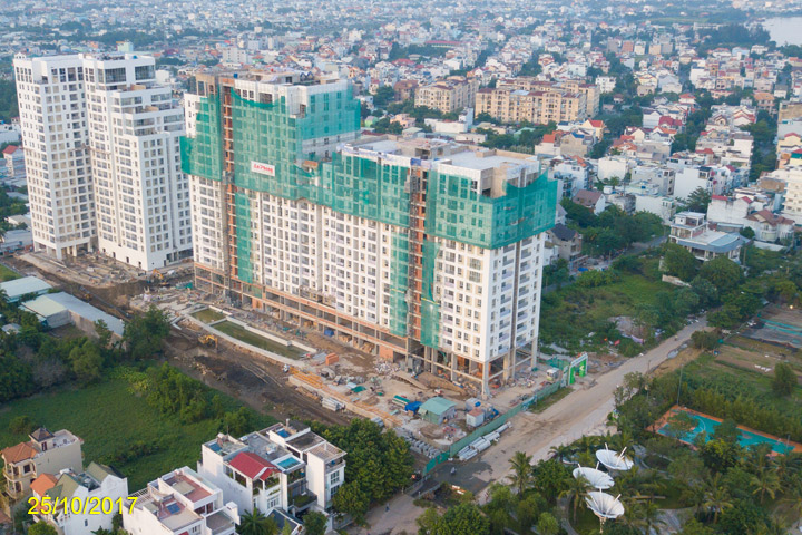 Dự án đang thi công phần thô