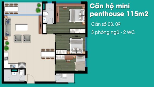 Thiết kế căn hộ 03,09