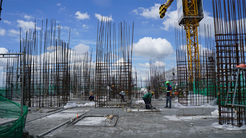 An Gia Riverside đang thi công đến tầng 6