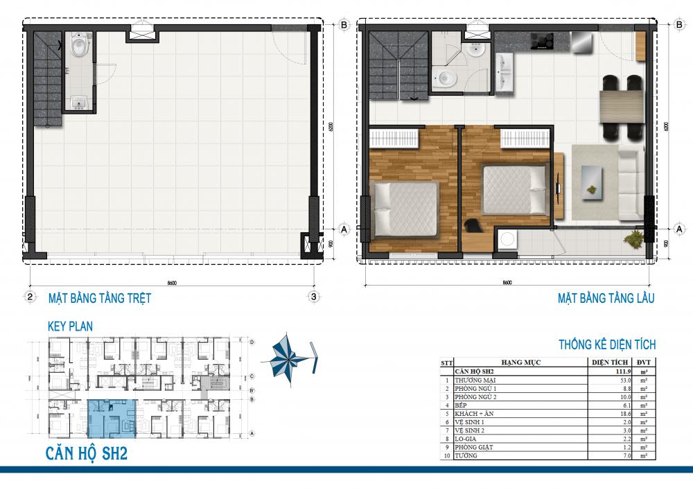 Thiết kế căn hộ SH2