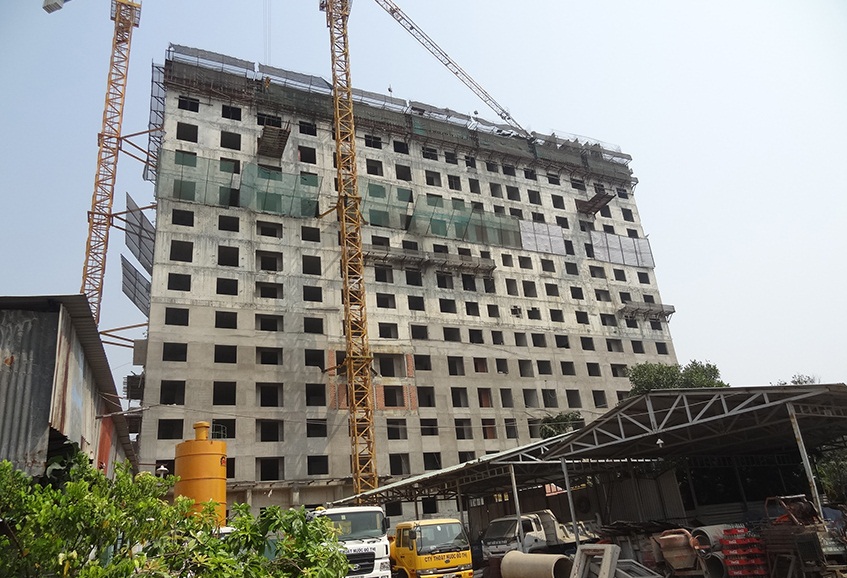 Dự án đã xây dựng tới tầng 13