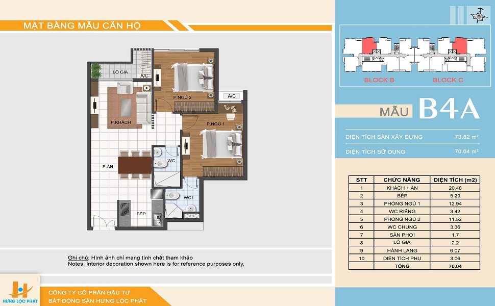 Thiết kế căn hộ B4A