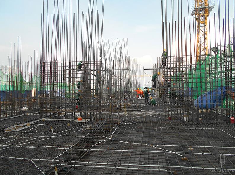 Dự án An Gia Skyline đang được thi công đến tầng 7 và đảm báo đúng tiến độ đã cam kết.