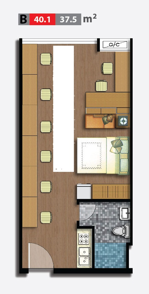 Thiết kế căn hộ loại B