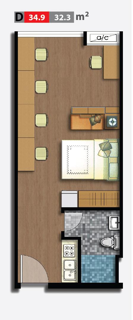 Thiết kế căn hộ loại D