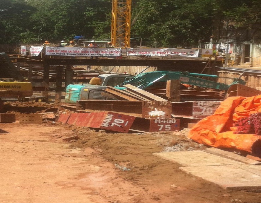Dự án đang khẩn trương thi công phần móng