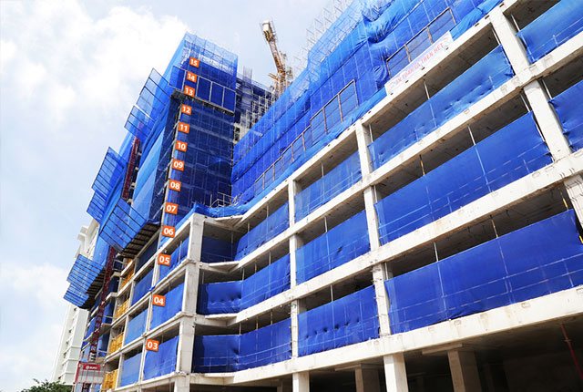 Hoàn thành đổ bê tông sàn tầng 15 Block Southern