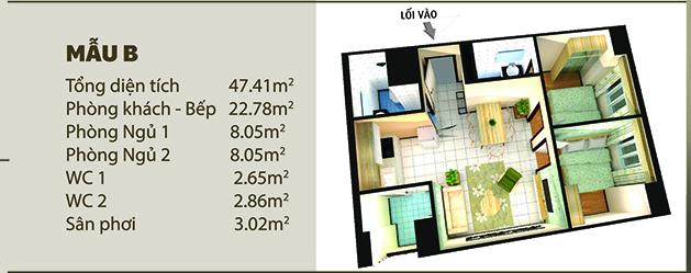 Thiết kế căn hộ B