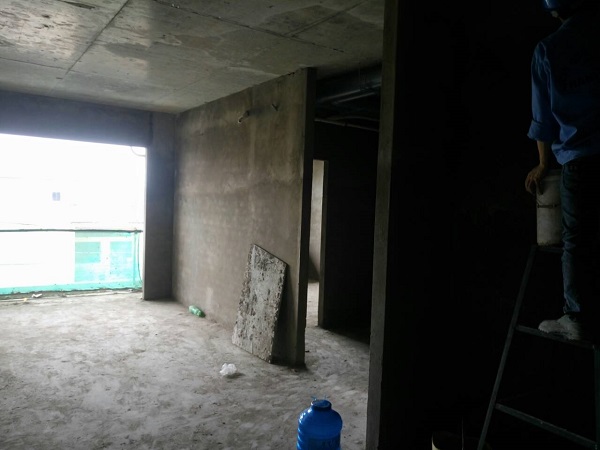 Dự án đang thi công lắp ống điện