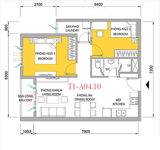 Thiết kế căn hộ 10A